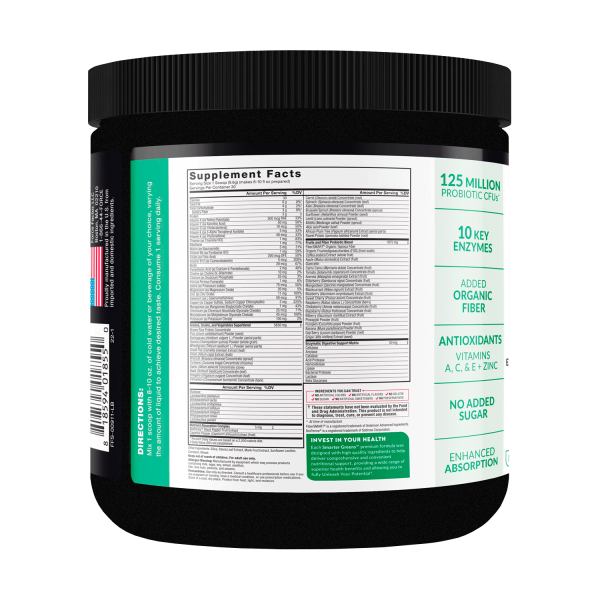 Force Factor Smarter Greens Daily Wellness Greens Powder, Superfood Greens Supplement, 30 Servings - Image 2